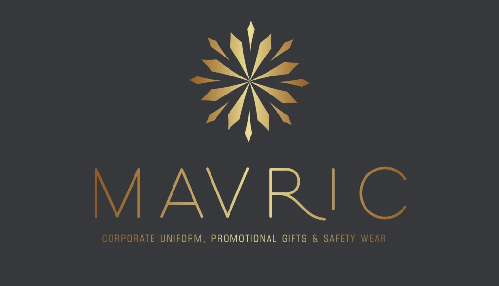 Mavric Corporate Uniforms and Promotional Branding refreshed new logo