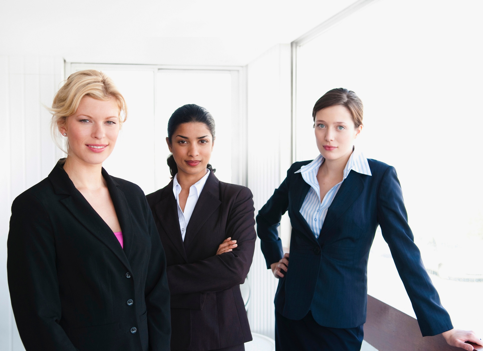 Three business women in office